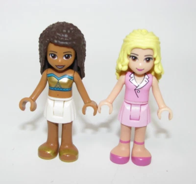 Lego Friends Minifigure Marie frnd013 and Andrea frnd014 - Image 1 of 4