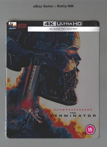 THE TERMINATOR - UK EXCLUSIVE 4K + BLU RAY STEELBOOK - NEW & SEALED - Picture 1 of 6