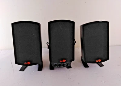 Lot x3 Klipsch ProMedia 2.1 THX Computer Speaker Satellites Tested Working - Image 1 of 4