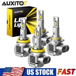 AUXITO LED Faros Bombillas Plug&Play Kit 9005 H11 H8 Luz Alta Baja Ultra Blanco - Imagen 1 de 15