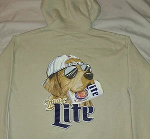 Sudadera con capucha Miller Lite Beer Golden Retriever para perro talla S - Imagen 1 de 14
