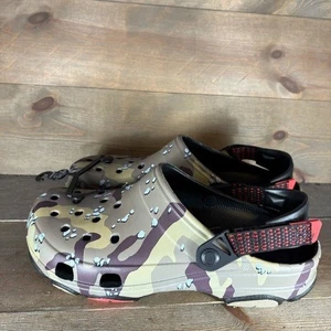 crocs all terrain mens size 11 shoes brown desert camo slip on comfort sandals - Picture 1 of 8