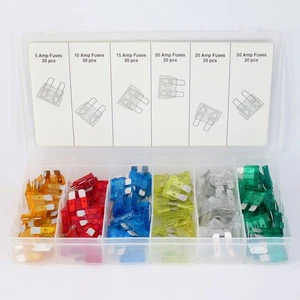 120 piezas. Kit surtido automotriz fusible tipo hoja ATO/ATC - Imagen 1 de 6