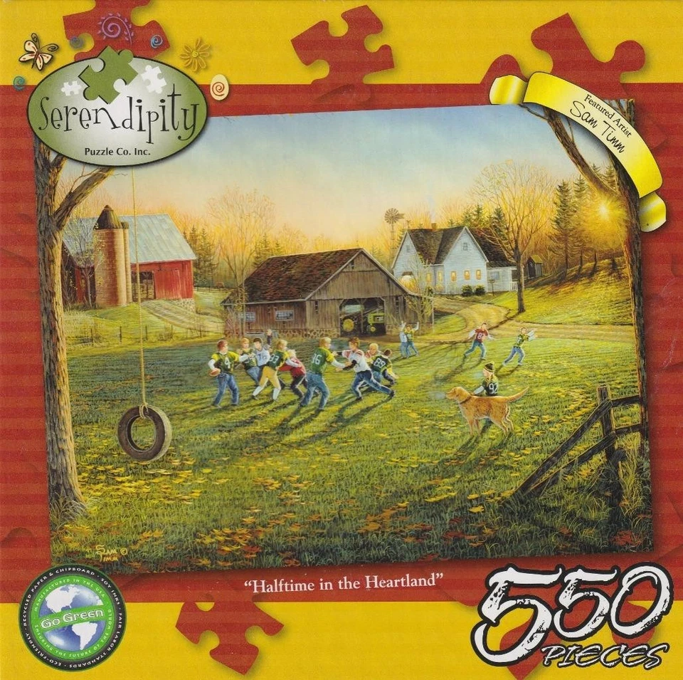 Sam Timm Serendipity Jigsaw Puzzle Halftime in the Heartland - Image 1 of 1