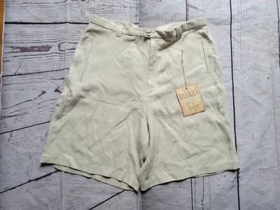 Vintage Tommy Bahama Womens Silk Bermuda Shorts Hi Waist NWT SZ 10 Brand New NWT - Image 1 of 4