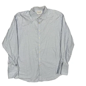 Thomas Pink Dress Shirt Check Textured Classic Fit French Cuffs Cotton 18.5 XXL - Bild 1 von 7