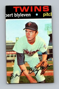 Tarjeta de béisbol 1971 Topps #26 Bert Blyleven RC baja calidad (recortada) vintage de la corte - Imagen 1 de 2