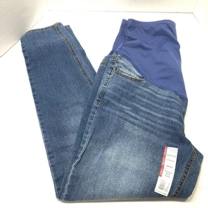 jeans premaman blu denim taglia 4-6 skinney jeans comodi marca Time e Tru NUOVO - Foto 1 di 6