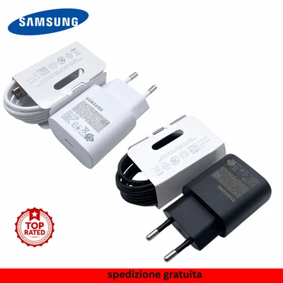 Caricatore Samsung 25W USB-C Super Veloce – Adattatore PD per Galaxy Series - Immagine 1 di 4
