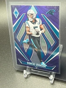 2024 Phoenix -Diontae Johnson, Panthers #49 Purple Parallel - Picture 1 of 2