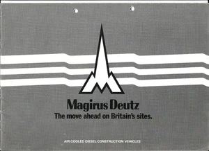 Truck Brochure - Magirus Deutz - Britain Construction Vehicles - Dump (T4689) - Picture 1 of 2