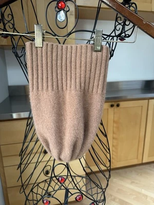 Gorro Portolano 100 % cachemir marrón tejido con puño doblado talla única Foto 1 de 4
