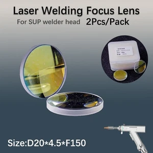 2pcs D20*F150mm Laser Focus Lens For 1500W-3000W Laser Welder - Picture 1 of 3