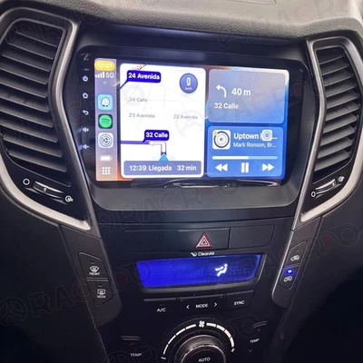 Android 15 Carplay Car Stereo Radio GPS Navi For Hyundai Santa Fe IX45 2013-2018 - Image 1 of 4