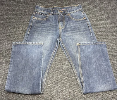 Tommy Hilfiger Boys Revolution Slim Straight Leg Jeans Blue Pockets Dark Wash 12 - Image 1 of 4