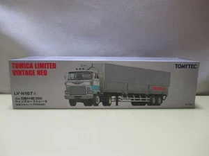TOMY TEC Tomica Limited Vintage Neo LV-N167a 1/64 Hino HE366 Wing Roof Trailer - Picture 1 of 6