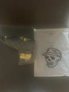 Johnnie Walker Blade Putter Cover Tartan Blau/Grün Brandneu Devereux Golf - Bild 1 von 12