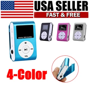 Mini Reproductor de MP3 Clip Portátil Correr Deportes Música Reproducir Soporte Tarjeta Micro SD NUEVO - Imagen 1 de 10