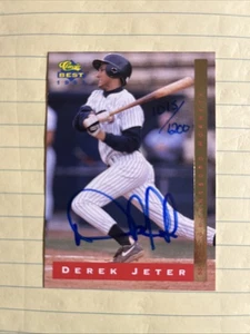 Derek Jeter Signed 1993 Classic Best Rookie Autograph Auto /1200 SP RC Yankees - Picture 1 of 4