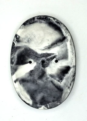 SMELLS LIKE HOME Marble Nordic Soap Holder Dish Self Draining Bathroom Storage Plate Tray J2120