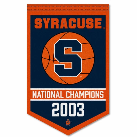 Syracuse Orange Basketball National Champions Banner Flag Cover