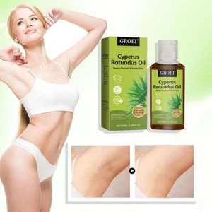 1*50ml Cyperus Rotundus Hair Removal Care Oil Reduce Redness Armpit Leg Arm Hot - Bild 1 von 17