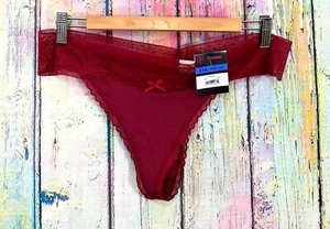 Women's No Boundaries Micro Thong XXXL (21) Red Panties Underwear NWT - Picture 1 of 8