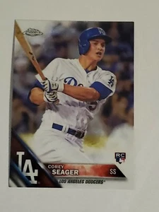 Topps Chrome Corey Seager Rookie #150 Dodgers 2016 - Imagen 1 de 2