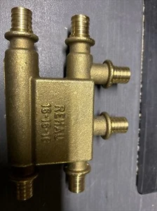Rehau Messing Kreuzfitting 16-16-16 - Bild 1 von 1