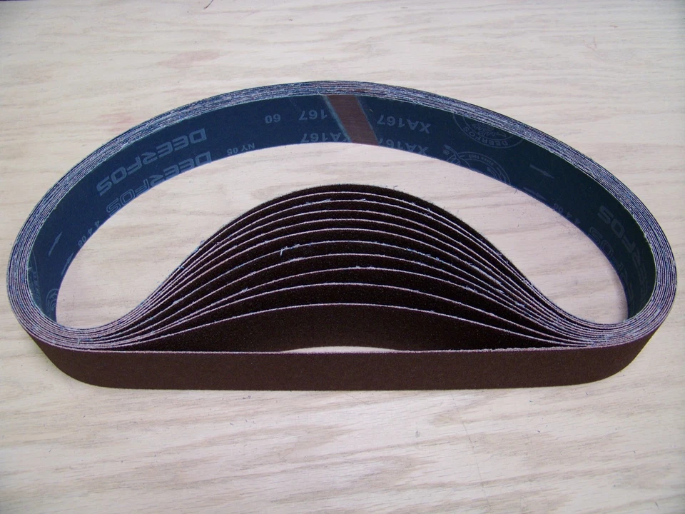 PREMIUM  A/O,  X-WEIGHT  SANDING  BELTS  2" X 48",  10 - PACK,  36-GRIT - Image 1 of 1