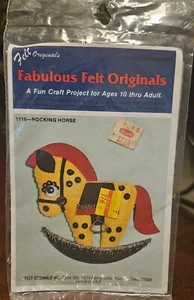 Vintage Felt Originals, Fabulous Felt Originals, Rocking Horse #1116 - Picture 1 of 5