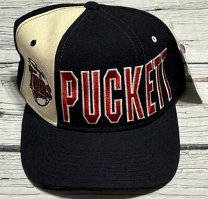 Vintage Minnesota Twins Starter Wool Snapback Hat Kirby Puckett MLB NOS Rare - Picture 1 of 7