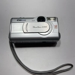 Canon PowerShot A300 3.2MP Digital Camera with 5.1x Digital Zoom For Parts - Picture 1 of 10
