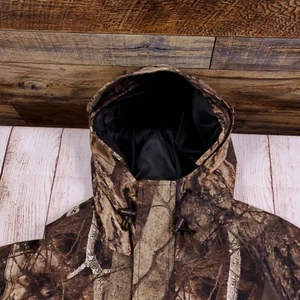 Gamehide Naked North Lightweight Shell Camo Hunting Jacket With Hood & Pockets L - Picture 1 of 15