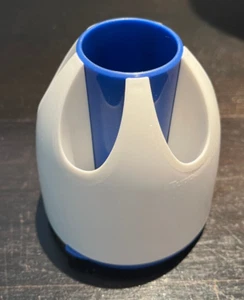 Tupperware O04 Oceano Zahnputzcenter - Blau/Weiß, 12 cm Höhe, Badezimmer-Serie - Bild 1 von 1