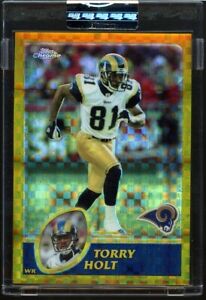2003 Topps Chrome Gold Xfractors #111 Torry Holt 15/101 RAMS