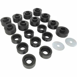 KF04050BK Body Cab Mount Bushings Kit Fit For 99-17 Ford F250 F350 Super Duty - Picture 1 of 12