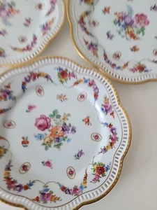 Rheinland by       Schumann Arzberg Bavaria  Dresden Floral Set of 3 Plates 8"  - Picture 1 of 13