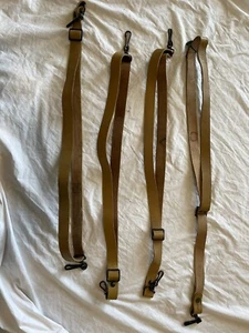 FRANZÖSISCHE MILITÄR MATT BRAUN LEDER GEWEHRSCHLINGE ARMEE MAS GEWEHR 49 & 49/54 ORIGINAL - Bild 1 von 10
