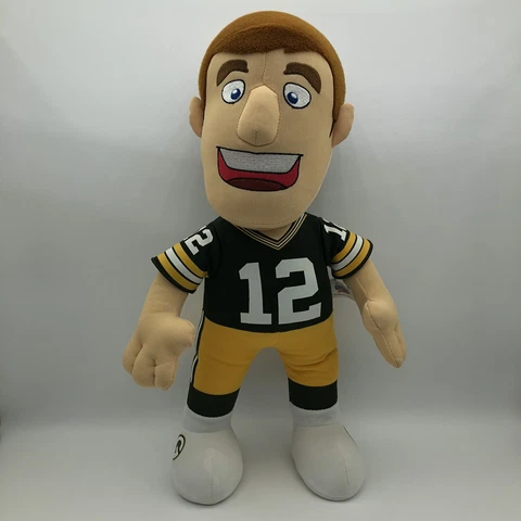 Aaron Rodgers Bleacher Creatures Green Bay Packers 14 inch Plush Toy Cover
