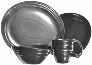 NAMBE Stoneware Earth Metallic Sunset 4 Piece Place Setting Dinnerware New - Picture 1 of 9