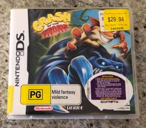 NINTENDO DS GAME - CRASH OF THE TITANS - 2007 - ALMOST LIKE NEW - Picture 1 of 7