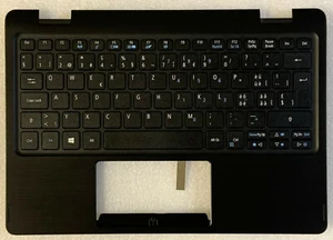 Keyboard Qwertz Swiss-German Acer Spin SP111-31 6B.GL2N1.026 Topcase Black - Picture 1 of 3