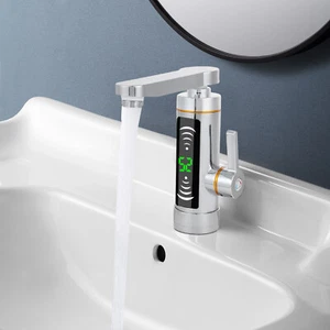 Grifo eléctrico calentador continuo calefacción inmediata grifo lavabo 3000W - Imagen 1 de 17