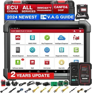 LAUNCH X-431 IMMO ELITE PLUS Key Program Scanner OBD2 Diagnostic Bi-Directional - Picture 1 of 45