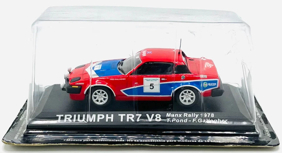 EBOND Modellino Triumph TR7 V8 Manx Rally 1978 T.Pond F.Gallagher - 1:43 - 0546 - Immagine 1 di 1