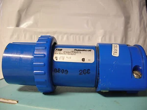 Russellstoll PIN & SLEEVE T&B 3750DP SPEC Grade AC Plug Male 600V 30A 2P3W EMC - Picture 1 of 6