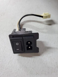 Sony PS2 SCPH-39001/35001/30001/R - Spina AC posteriore e interruttore di alimentazione OEM testato funzionante - Foto 1 di 2