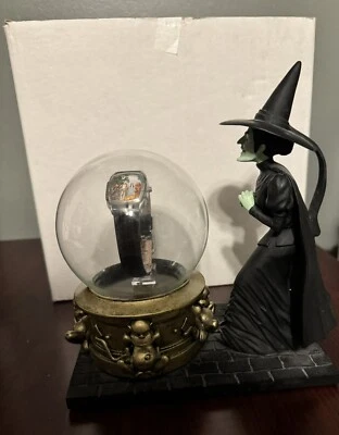 Reloj Mago de Oz Bruja con Cristal Globo Warner Bros1998 Edición Limitada Foto 1 de 4