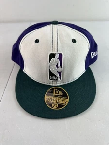 VTG Milwaukee Bucks Hat Baseball Cap Fitted 7 5/8 New Era NBA Basketball WOOL - Picture 1 of 7